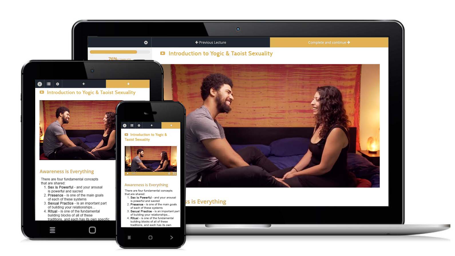 Ecstatic Lovers Online Course for Couples by Taylor Johnson Online Couples Course by Taylor Johnson - Ecstatic Lovers Course