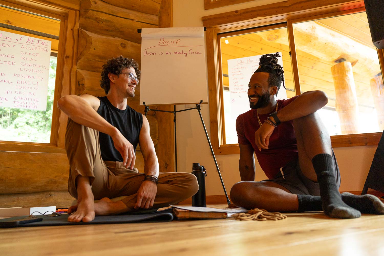 Photo of Taylor Johnson and a participant at the 2026 Sexual Leadership Retreat.
